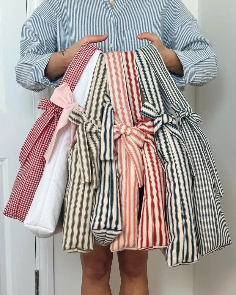 Slouchy Hobo Bow Bag Sewing Pattern PDF, Slouchy Tote Bag Pattern, Beginner Friendly Video Tutorial