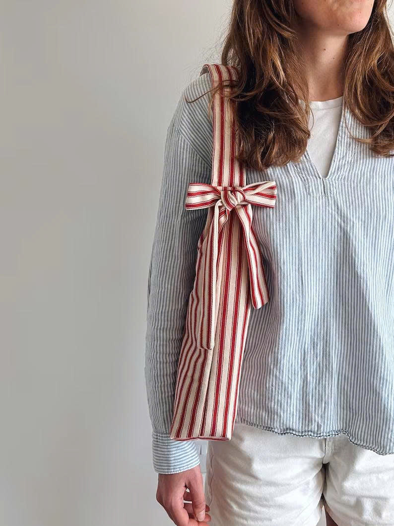 Slouchy Hobo Bow Bag Sewing Pattern PDF, Slouchy Tote Bag Pattern, Beginner Friendly Video Tutorial