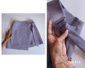 Wrap Skirt Sewing Pattern PDF | Easy Mini Skirt Pattern with D-Ring Buckle | Asymmetrical A-Line Skirt Download | Sizes EU 32-56 / US 0-24