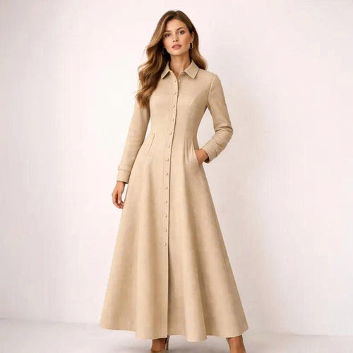 Maxi Shirt Dress Sewing Pattern | Beginner Friendly (XS–XXXL) (PDF Pattern)