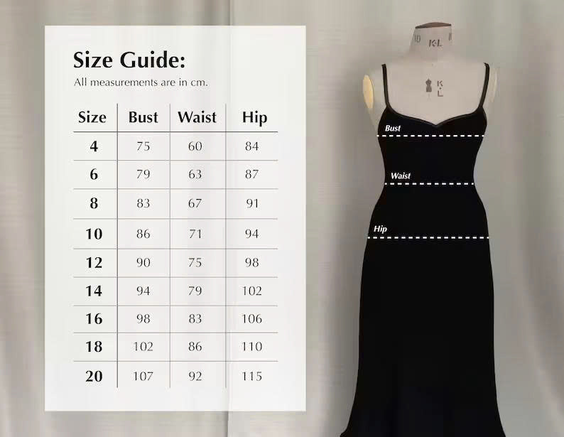 Slip Dress Sewing Pattern PDF | Graduation Dress Pattern with Video Tutorial, Beginner Cami Dress Pattern, Midi & Mini Stretch Dress, Size 4-20