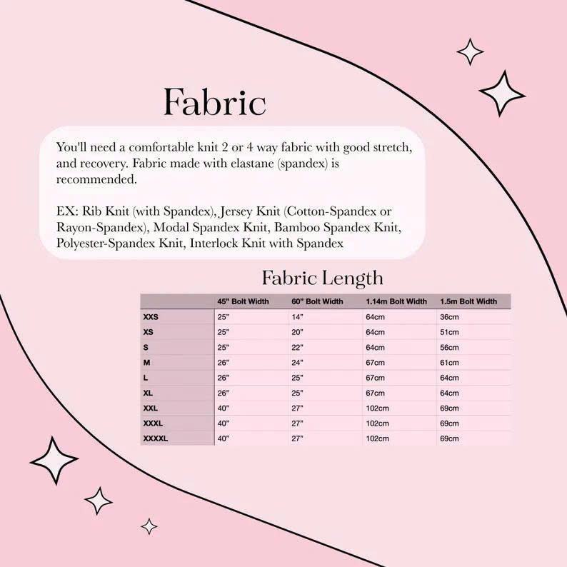 Fold Over Mini Shorts Sewing Pattern: Knit Fabric DIY (PDF Pattern)