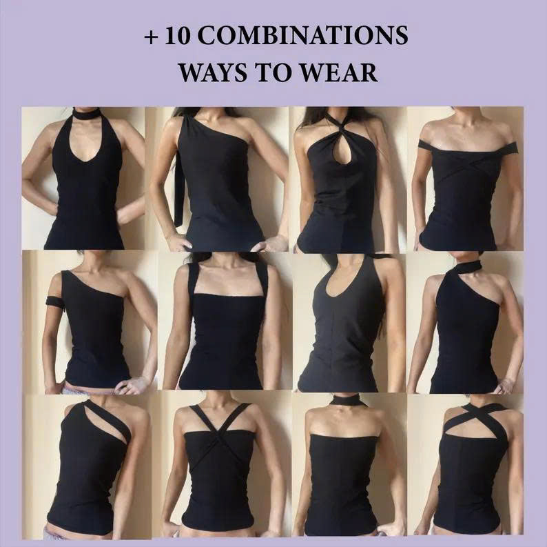 Beginner Multi-Style Convertible Top Sewing Pattern (PDF Digital Download)